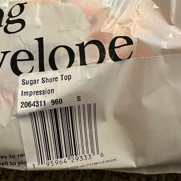 NWT Prana Sugar Shore Floral Bikini Top - Impression Size S - Picture 4 of 4